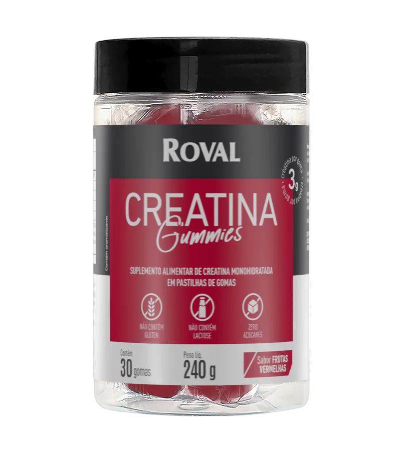 Creatina Gummies Frutas Vermelhas 240g