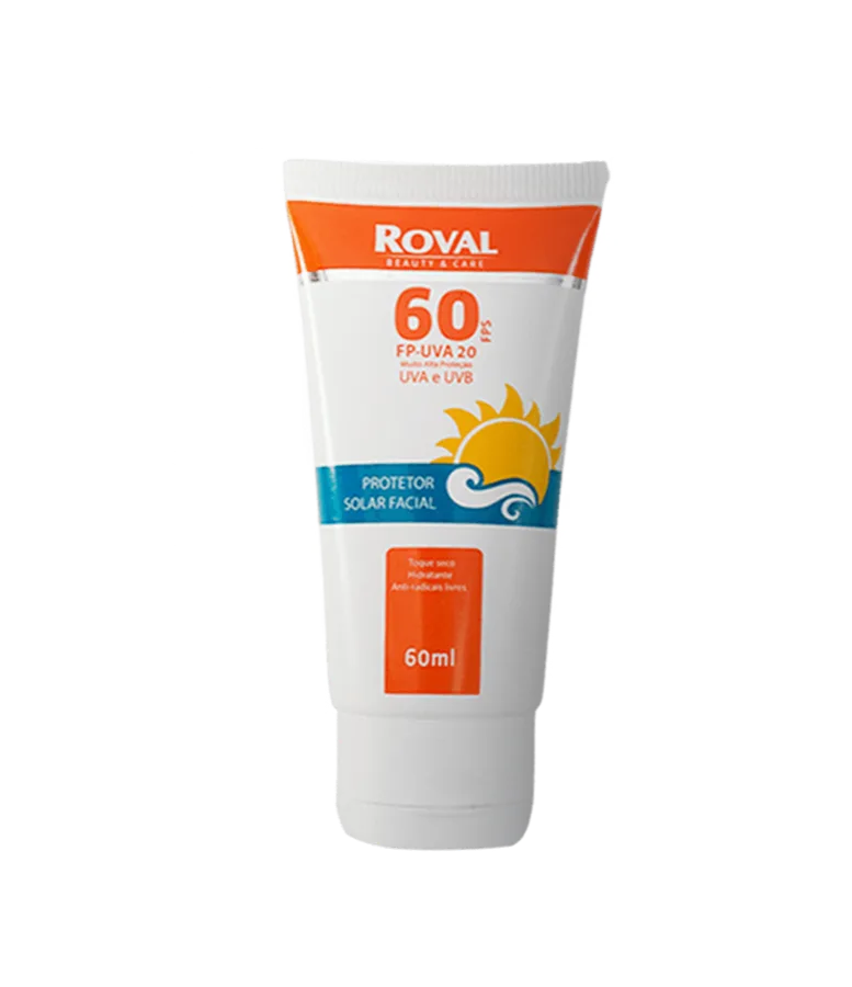 Protetor Facial Roval FPS 60 60ML